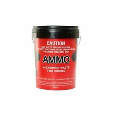 Nature Vet Ammo Horse Allwormer Paste Bucket 32.5g 50pk