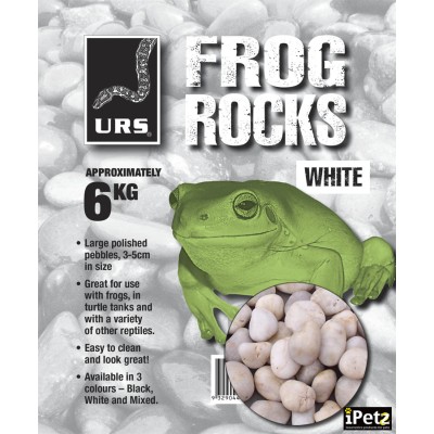 URS Frog Rocks Polished Stones White 6kg ** SPECIAL ORDER **