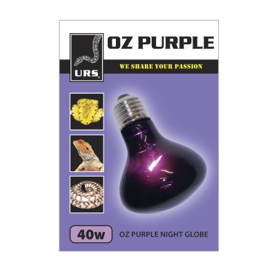 URS OZ Purple Night Globe Heat and Light 40W ** SPECIAL ORDER **