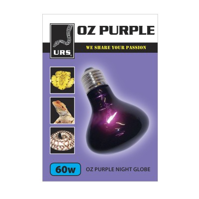 URS OZ Purple Night Globe Heat and Light 60W ** SPECIAL ORDER **