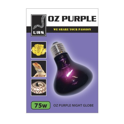 URS OZ Purple Night Globe Heat and Light 75W ** SPECIAL ORDER **