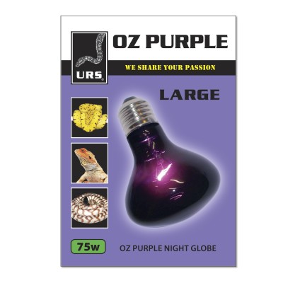 URS OZ Purple Night Globe Large 75W  ** SPECIAL ORDER **