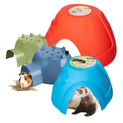Pet One Small Animal Igloo Hideaway Red Large