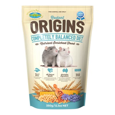 Vetafarm Rodent Origins Rat & Mouse Food 350g