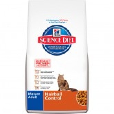 Hill's Science Diet Dry Cat Food Mature Hairball 4kg