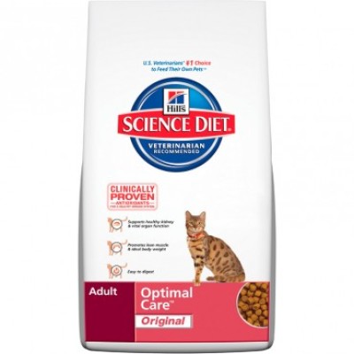 Hill's Science Diet Dry Cat Food Adult Optimal Care Original 4kg
