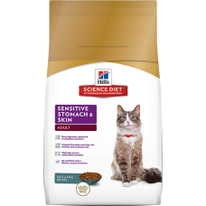 Hill's Science Diet Dry Cat Food Sensitive Stomach & Skin 3.17kg