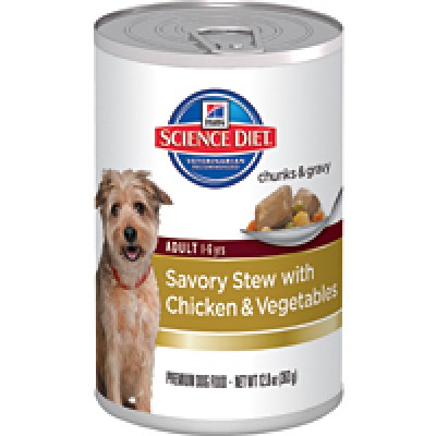 Hill's Science Diet Wet Adult Chicken Stew & Veg 12x363g