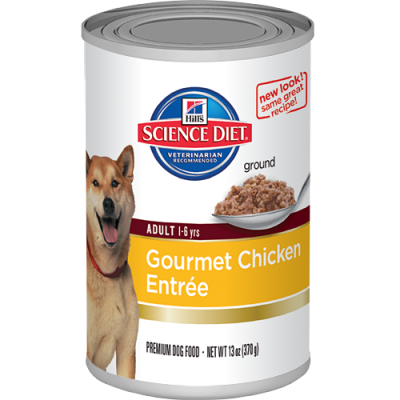 Hill's Science Diet Wet Dog Food Adult Chicken 12 x 370g