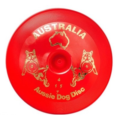 Aussie Dog Disc Hard Red 24cm