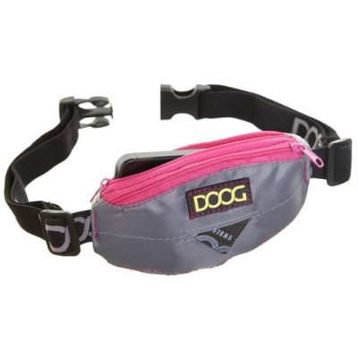 Doog Mini Walkie Belt Grey & Neon Pink