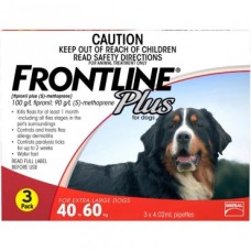 Frontline Plus for Dogs 40-60kg 3pk
