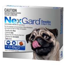 Nexgard Flea Tick Treatment For Dogs 4.1-10kg 3pk