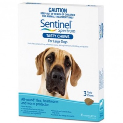 Sentinel Chews for Dogs 22-45kg 6pk