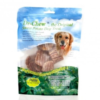 Dr Chew Sweet Potato Dog Treats Petite 454g