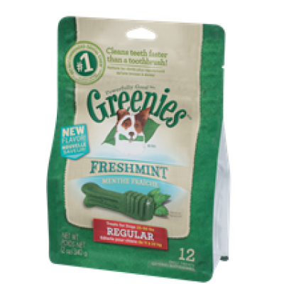 Greenies Dental Dog Chews Freshmint Regular 340g