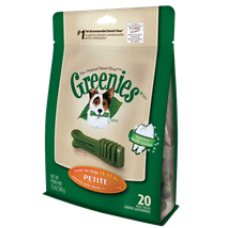 Greenies Dental Dog Chews Petite 340g